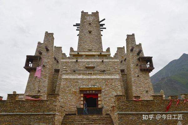 羌族碉楼少数民族特色建筑