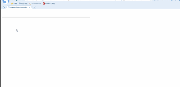 materialize design风格的日期时间选择器.