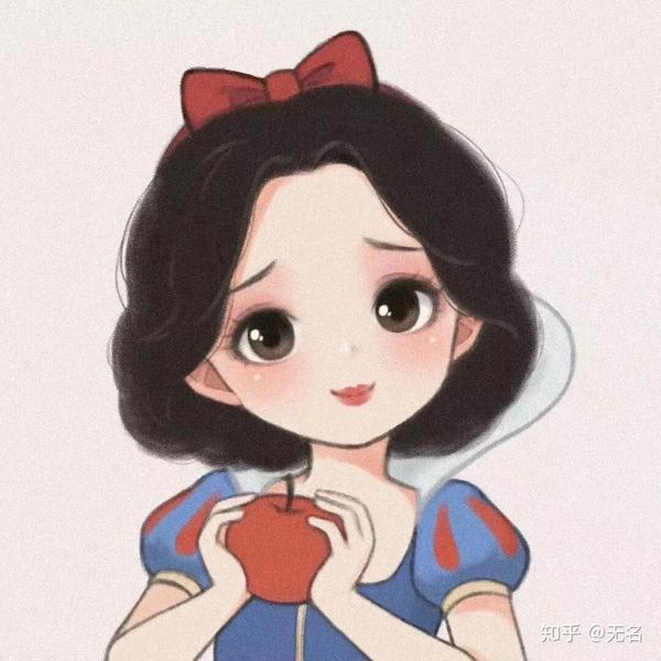 迪士尼公主情侣头像