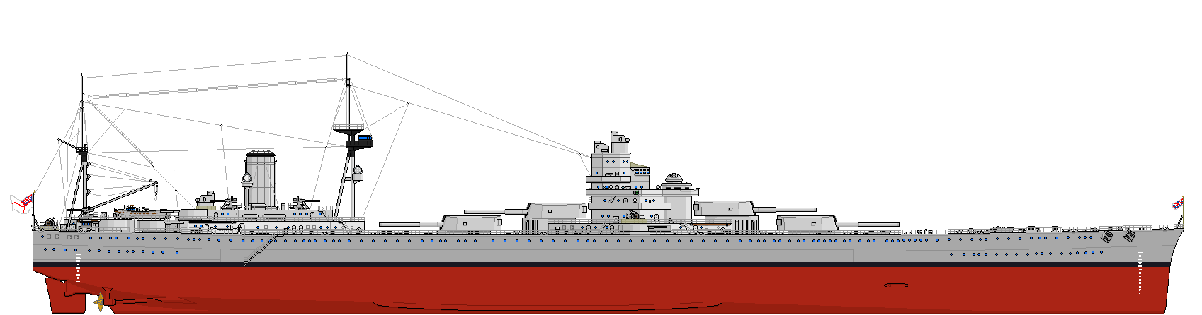 维多利亚级战列舰设计图