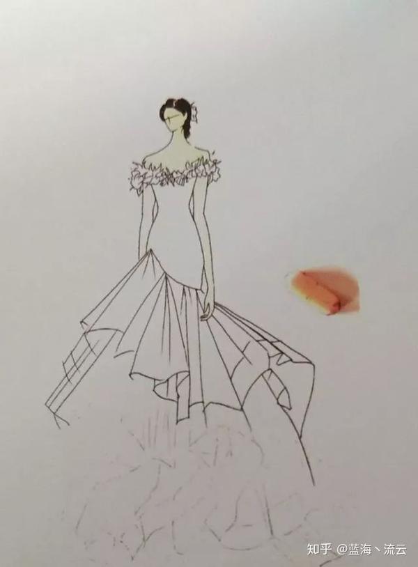 服装设计效果图-服装效果图的上色方法