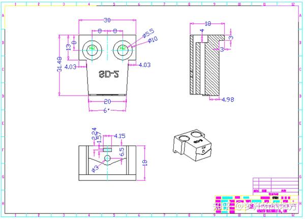 塑胶模具设计初学者必须要懂的2d出图标注你学到了吗