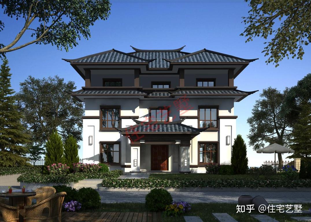 中式别墅典雅有韵味,带你感受东方古典的美