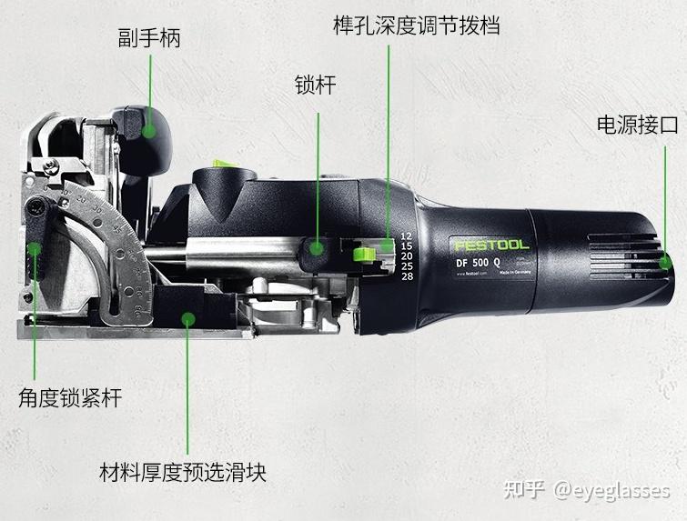 它长这个样子:京东festool费斯托工具多米诺开槽机电动木工拼板开榫