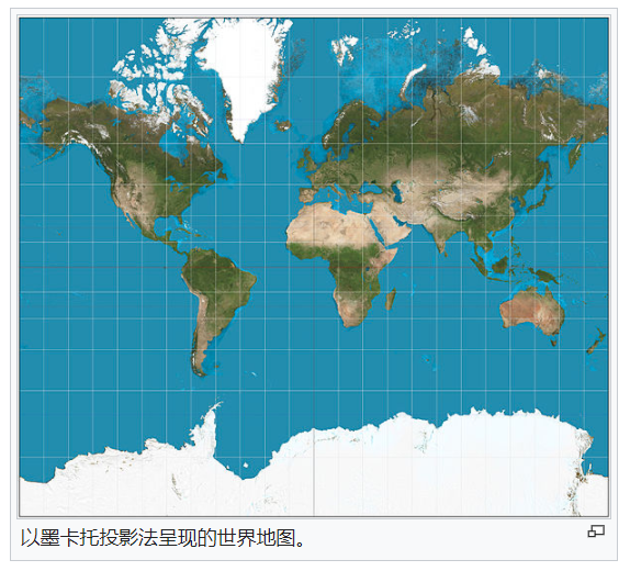 墨卡托投影法公式