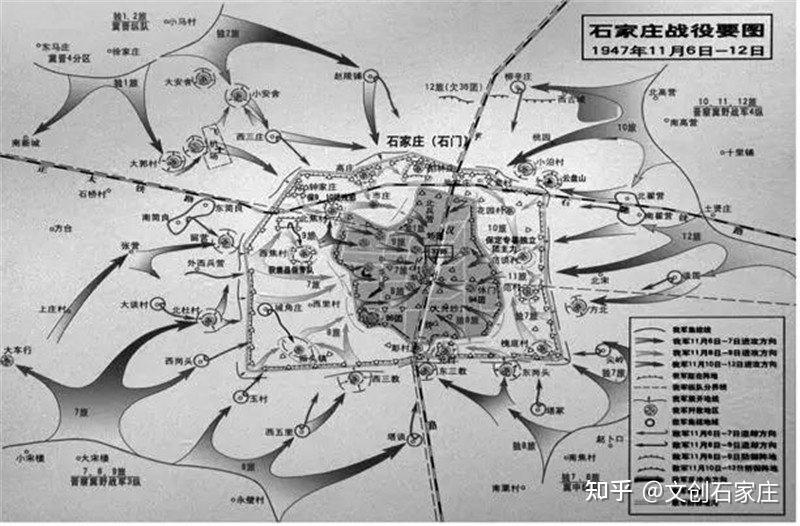 竹林墨客石家庄老照片之战略要图