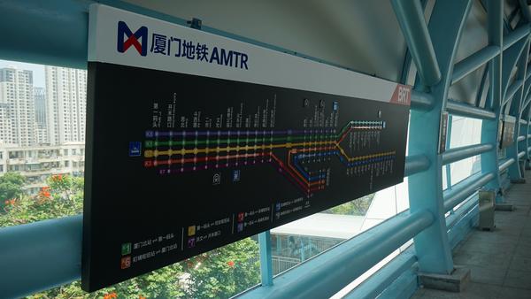 厦门brt线路图.