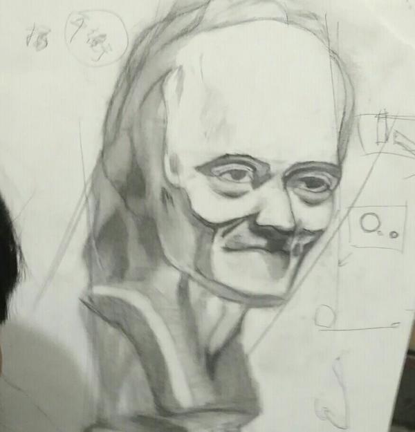 然后我们今天画高尔基 原图长这样
