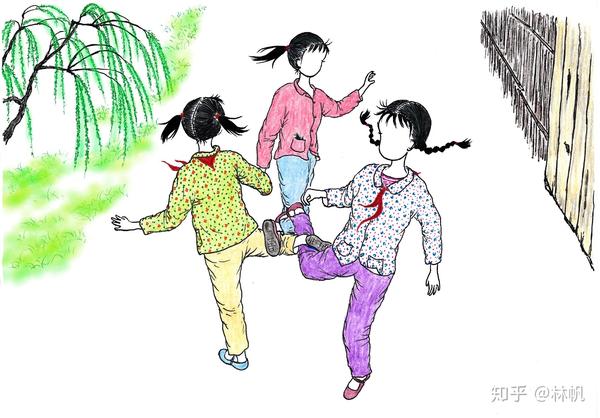 手绘70后80后童年经典游戏
