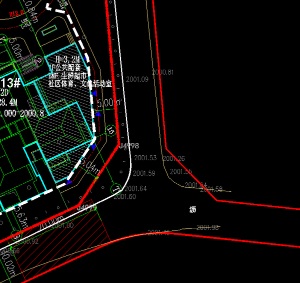 什么是建筑红线,道路红线,地下室范围线,以及其他需要