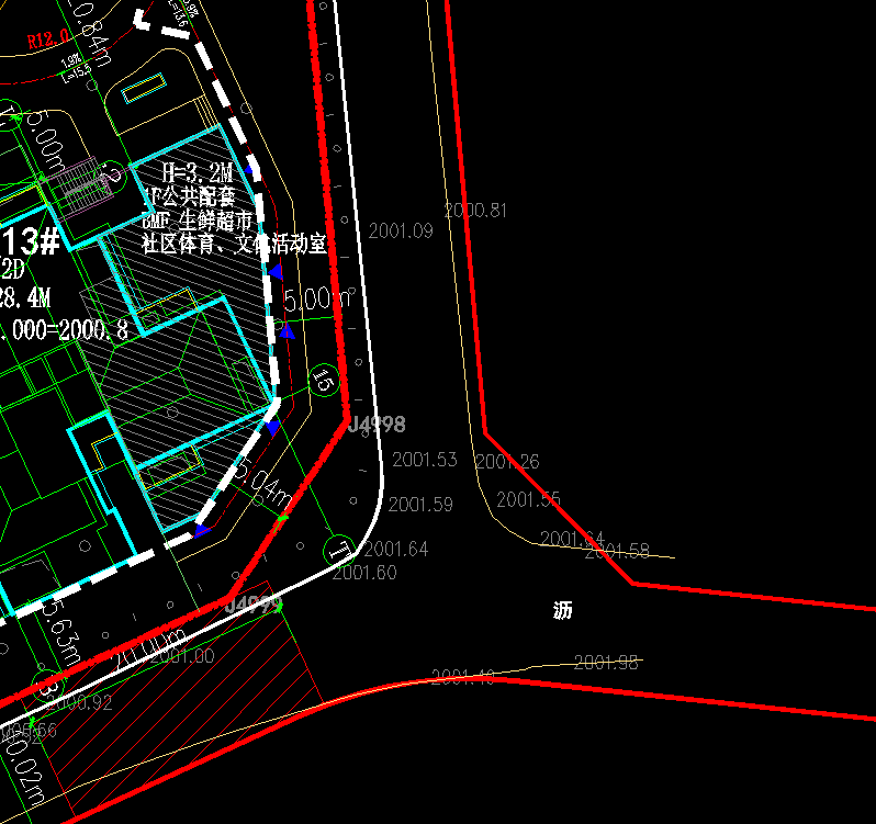 什么是建筑红线,道路红线,地下室范围线,以及其他需要