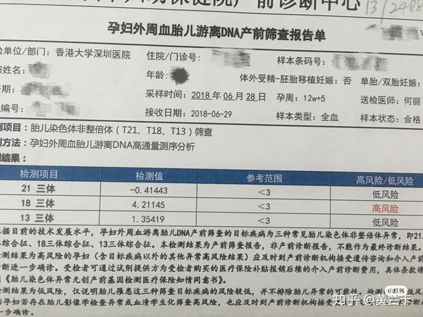 华大基因检测报告