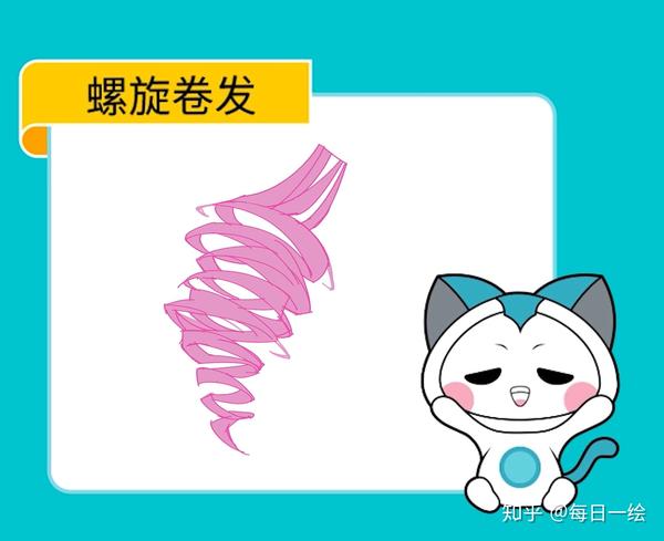 动漫少女的螺旋卷发怎么画!学习干货又来啦!~——【绘画小课堂】