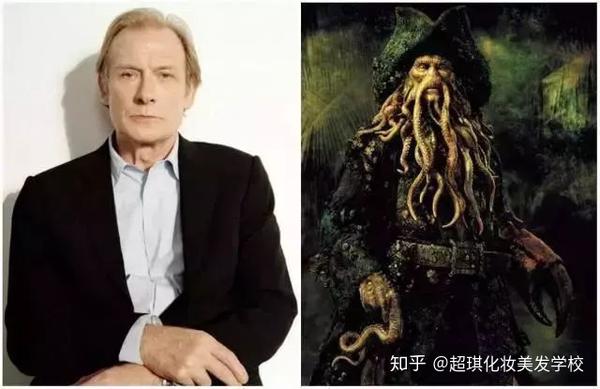 比尔·奈伊《加勒比海盗》 饰 davy jones