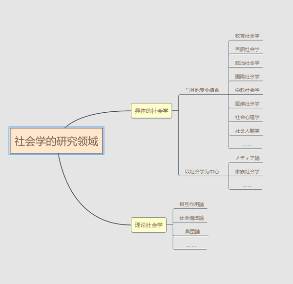 在这些研究领域之中,与其他专业相结合的研究方向是如今社会学研究的