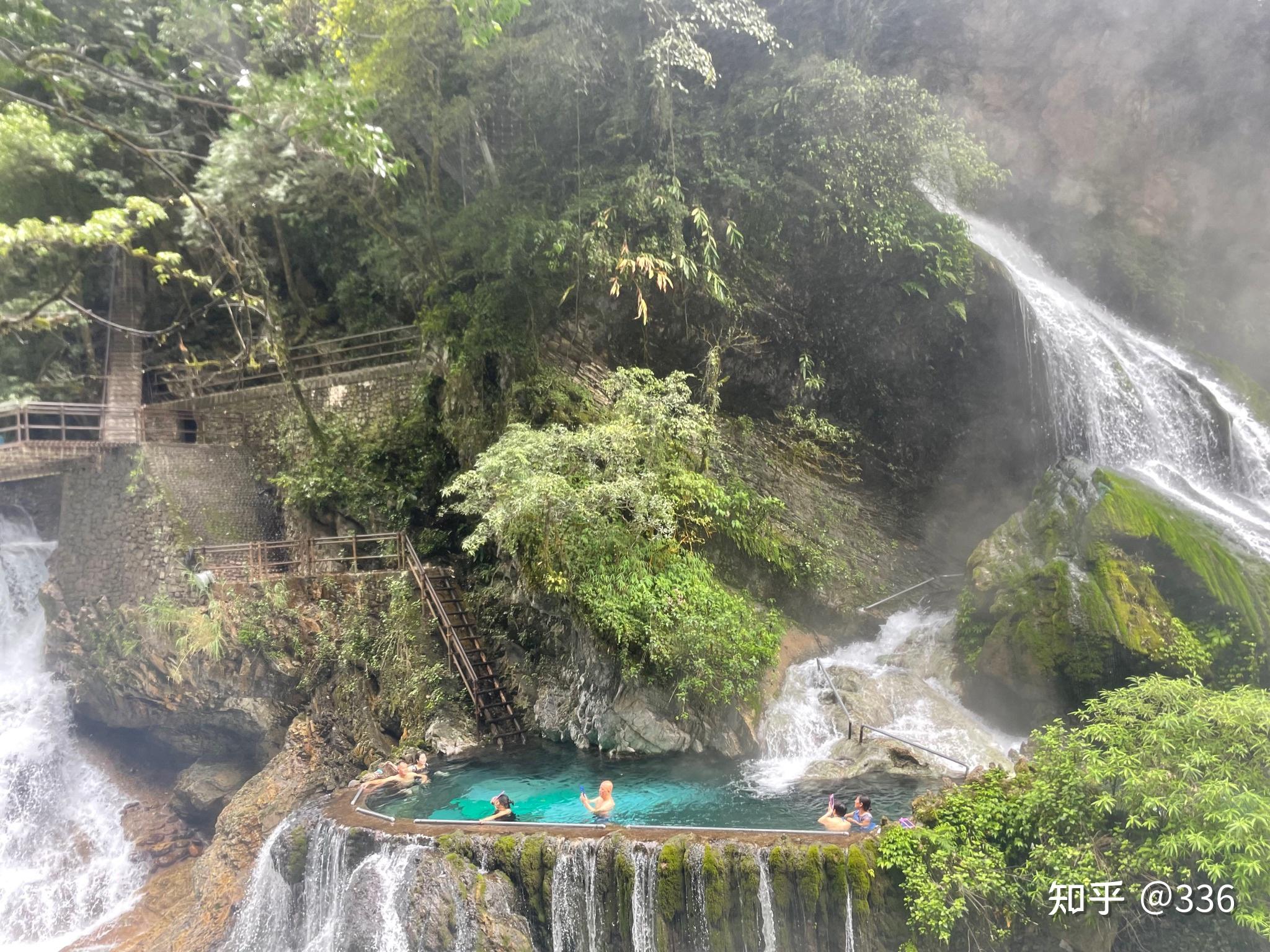 螺髻山九十九里温泉瀑布人间仙境