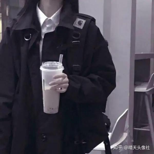 黑色女生头像,人生虽有离别日,山水应有相逢时