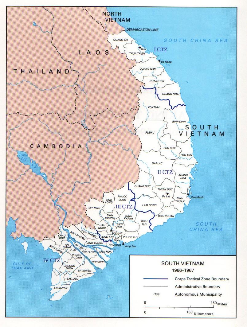 越南共和国二级行政区划地图再制作