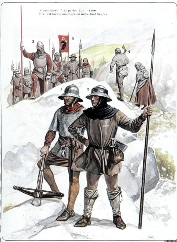 曾经威震整个欧洲的瑞士雇佣兵——长矛兵