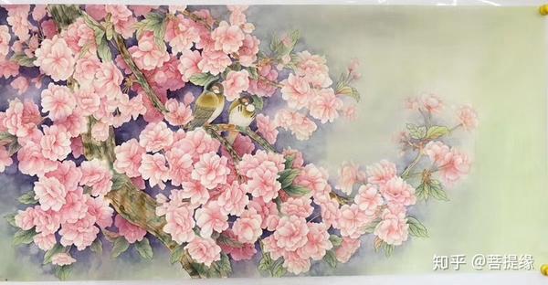 工笔画家穆清老师《花团锦簇》系列工笔花鸟画欣赏
