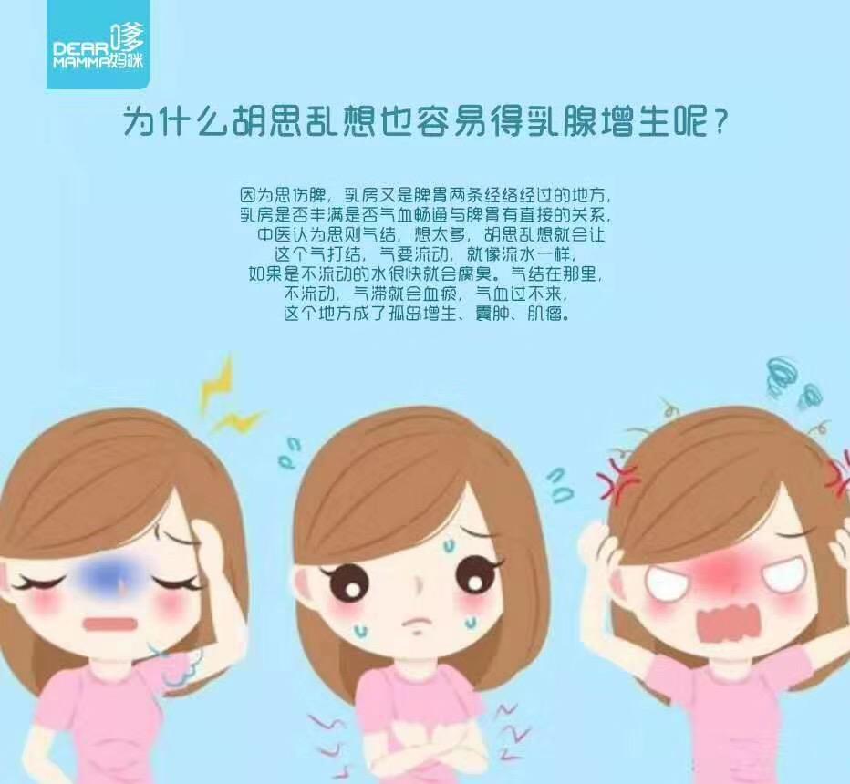 为什么胡思乱想也容易得乳腺增生呢?