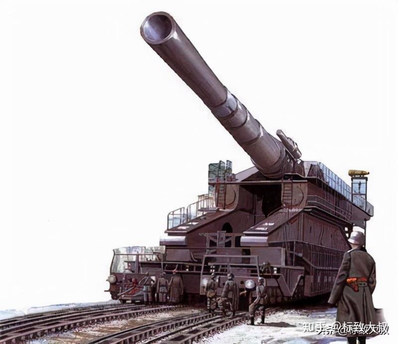 纳粹的古斯塔夫巨炮大炮一响黄金万两