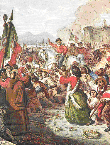 加里波第红衫军登陆西西里