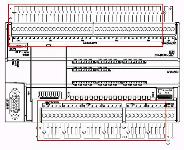 s7-200 smart数字量i/o接线图 不同型号cpu输入/输出接线 图7.