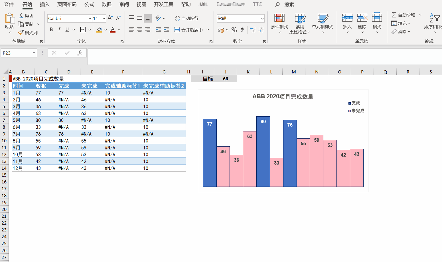 【excel必知必会】图表以及数据可视化[4]—善用辅助数据列