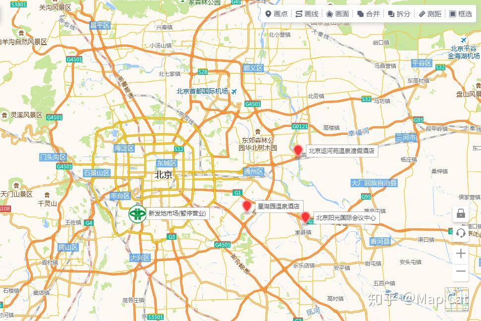 截至昨天下午的北京疫情地图