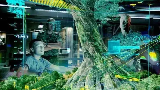 而促成这种通话场景的技术就是 全息投影技术.