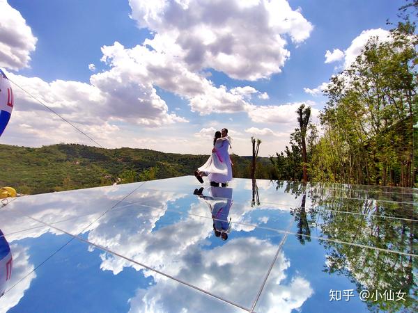 太原台骀山景区"天空之镜"真的是美极了!