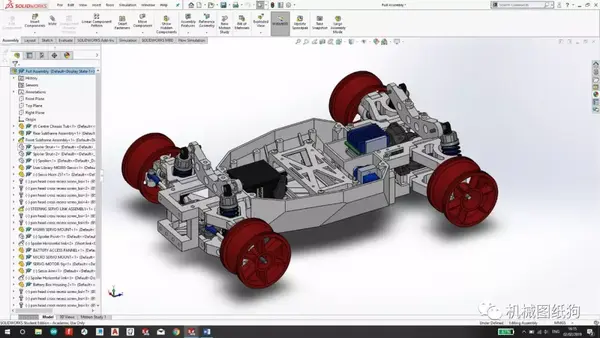 【rc遥控车】wltoys a959 rc遥控车模型3d图纸 solidworks2018附step