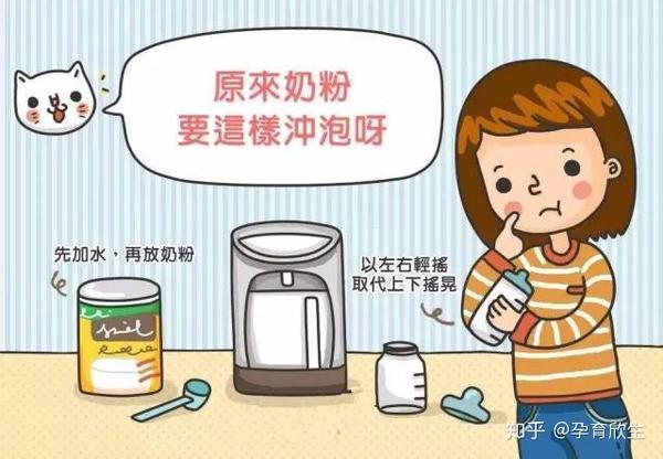 1. 正确冲泡奶粉