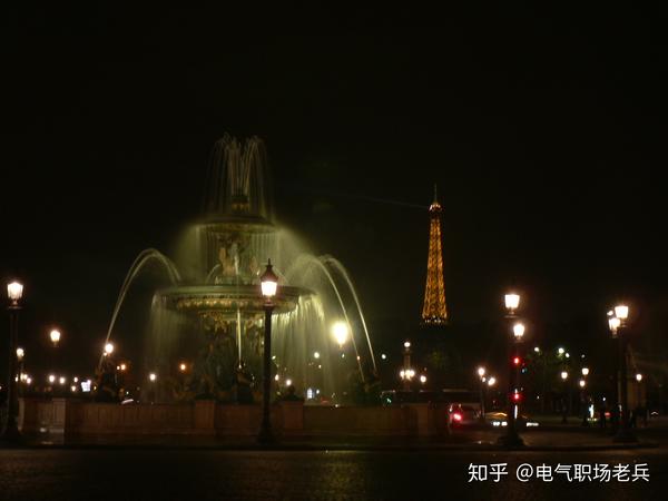 香榭丽舍大街夜景