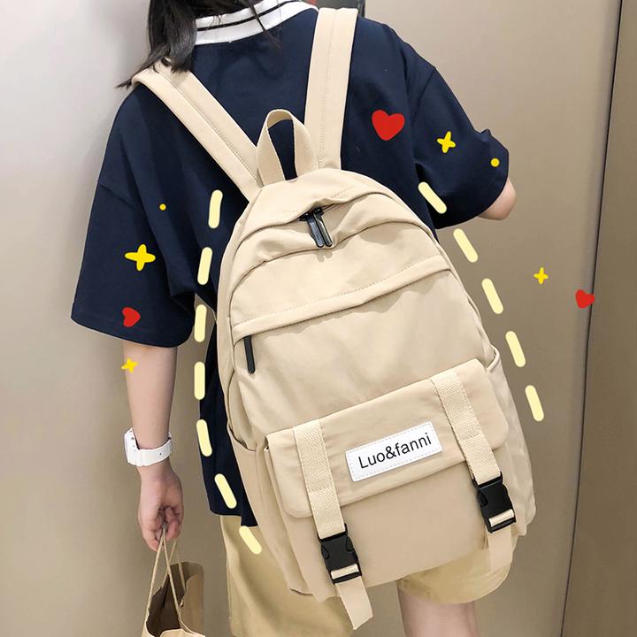 2019新款时尚ins风书包女韩版ulzzang高中大学生双肩包
