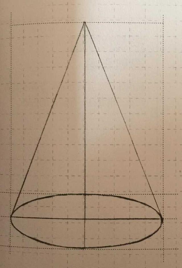 素描几何体画法之圆锥体怎么画及绘画步骤
