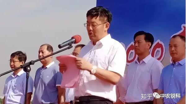 高密市政府副市长付联宝现场讲话