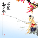 【gif】古人 (1):山林瀑布.原古画收藏于故宫博物院.