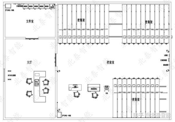 智慧档案馆平面图
