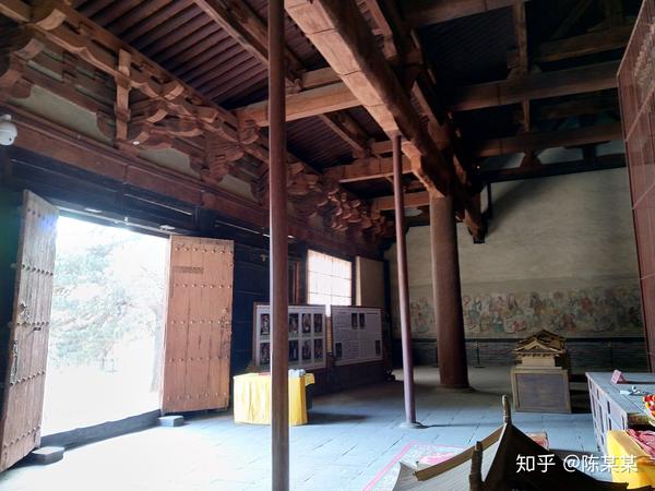 还有一个原因就是从南禅寺到佛光寺会经过延庆寺,有金代大殿一座