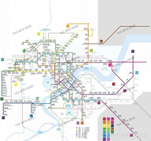 杭州市城际轨道交通线网图(远景2035 /规划2025 /已开通运营版),值得