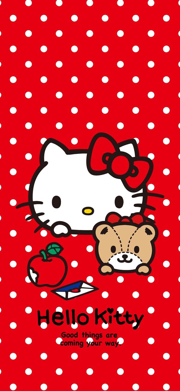 手机壁纸丨三丽鸥hellokitty凯蒂猫高清无水印卡通动漫可爱