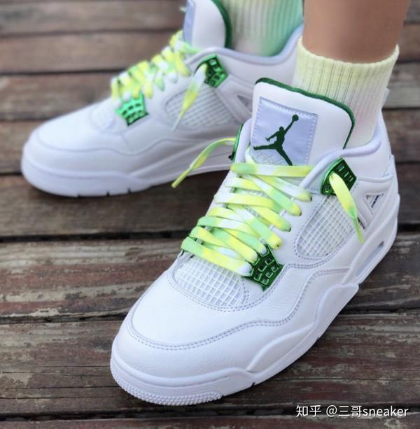 aj4 白紫/白绿/白橙/白红