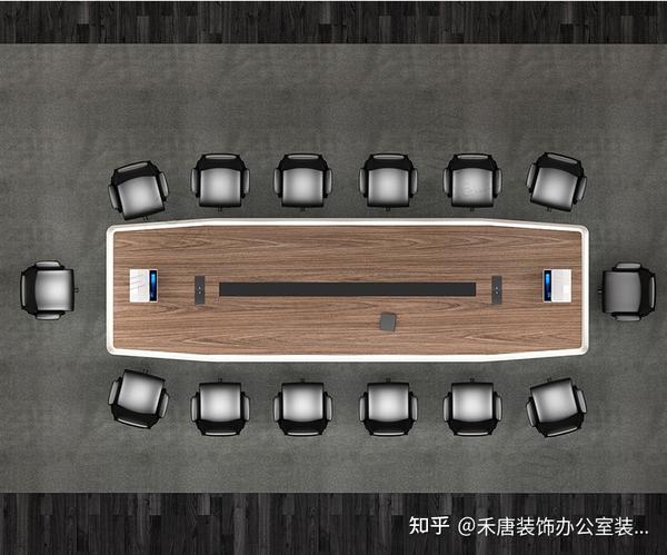 12人会议桌尺寸标准及12人会议桌图片
