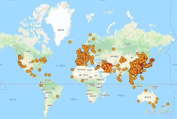 还有疫情地图,可以直观看到疫情的分布