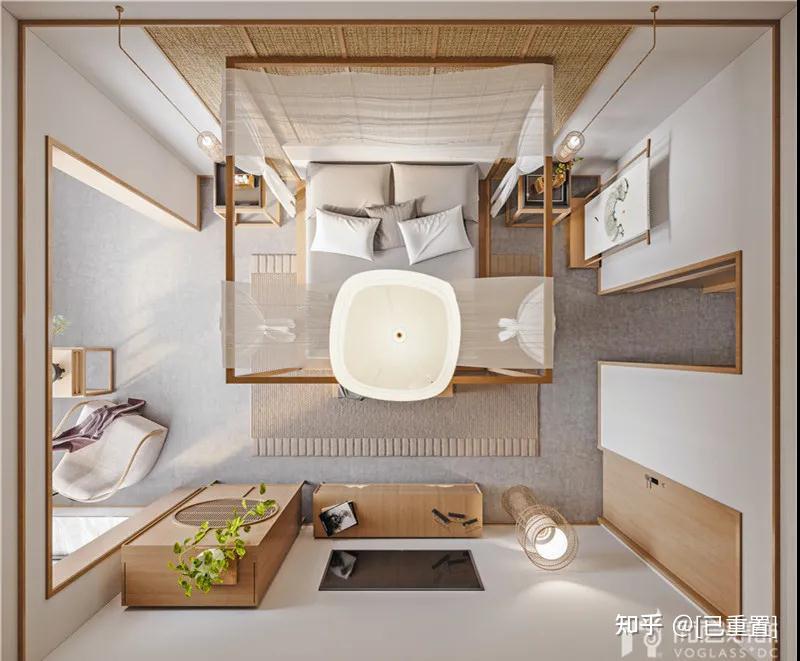 别墅装修效果图实景最新款式-日式风格500㎡