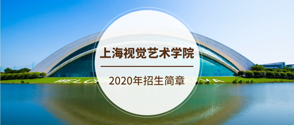 上海视觉艺术学院2020年招生简章调整版