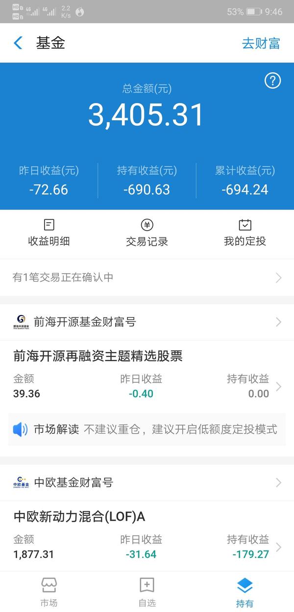 支付宝基金是不是坑人的?