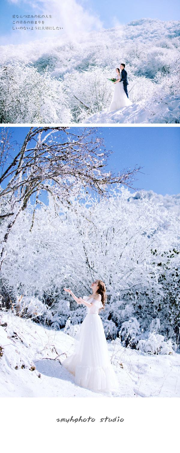 子沐映画-川西雪景婚纱照 开启预售